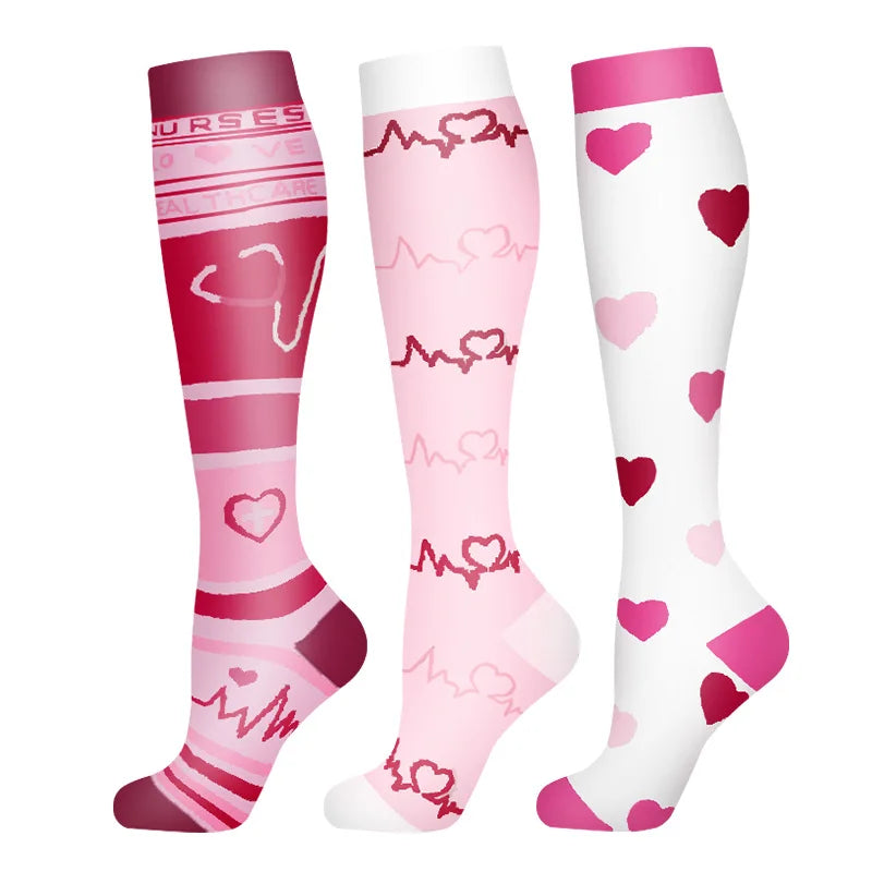 Lot de 3 à 6 paires de chaussettes de compression légères ultra-extensibles pour femmes, soutien optimal pour les mollets