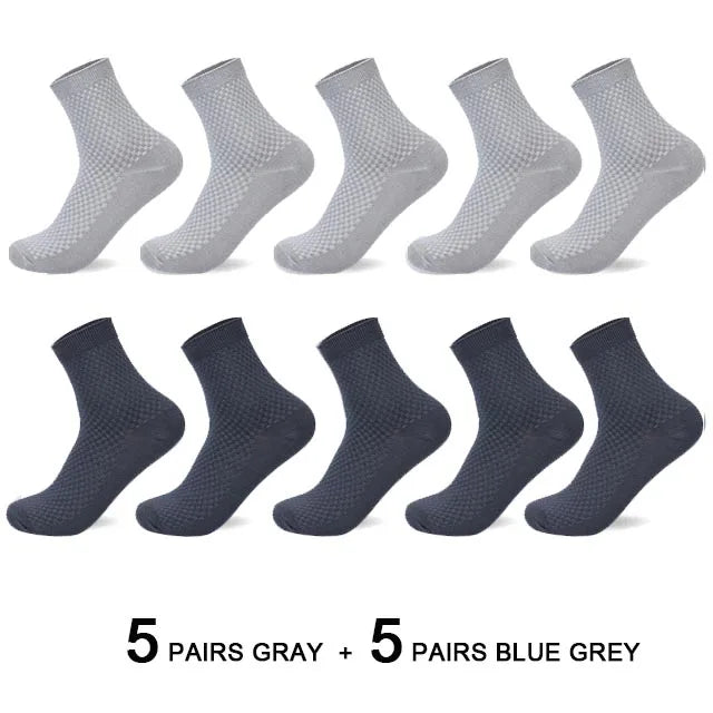 PROMO - Lot de 10 paires de chaussettes compression ultra extensibles pour hommes
