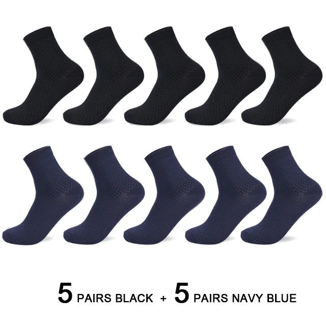 PROMO - Lot de 10 paires de chaussettes compression ultra extensibles pour hommes