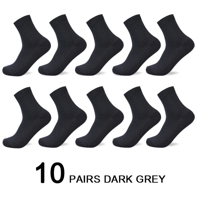 PROMO - Lot de 10 paires de chaussettes compression ultra extensibles pour hommes