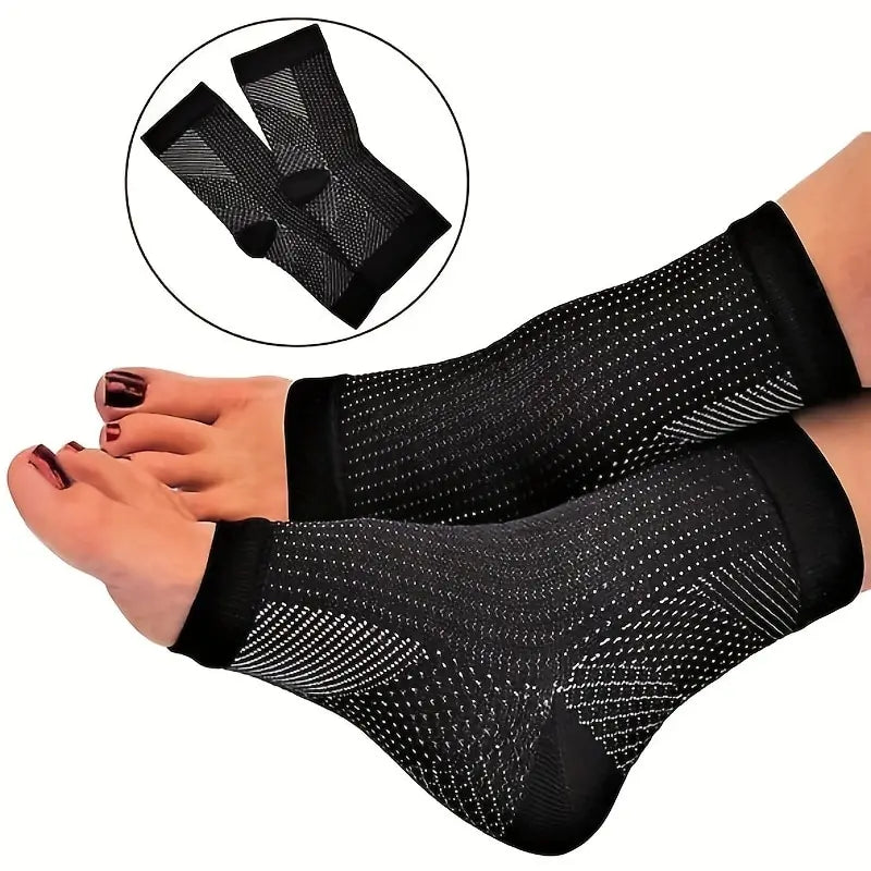 Lot de chaussettes de Compression –  2 Paires pour hommes - Maintien & Confort pour la Récupération Musculaire